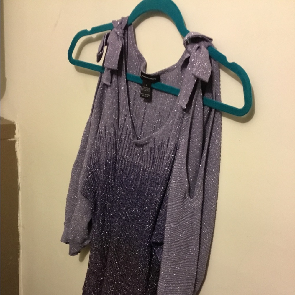 Purple & lavender size L sweater